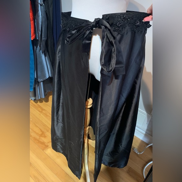 Formal satin gemstone wrap skirt - Picture 5 of 5